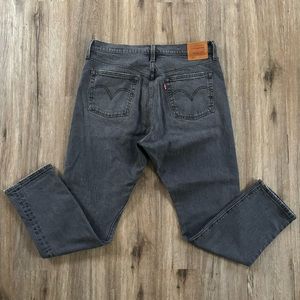 Levis 501 S Vintage Womens Jeans Skinny Size 32 Waist & 28 Length Premium Black